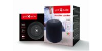 gembird Tragbare Bluetooth-Lautsprecher schwarz