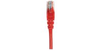 INTELLINET Patchkabel RJ45 U/UTP Cat5e 0.5m Hebelschutz rot
